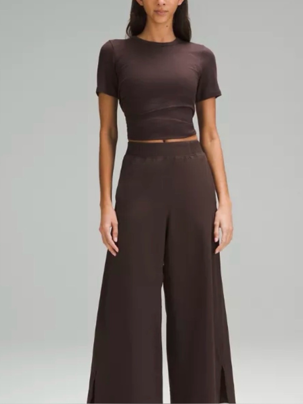 Lululemon Stretch Woven Wide-Leg High-Rise Pant full length XL